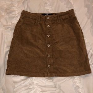 Hollister corduroy skirt